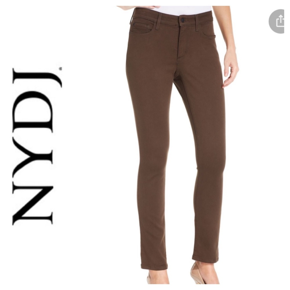 💙NYDJ Brown Legging Jean Size 2P